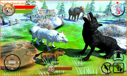 Wolf Simulator 3D - Arctic Animal Wildlife Games screenshot