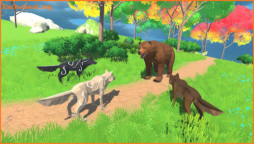 Wolf Simulator 3D Wild Animal screenshot