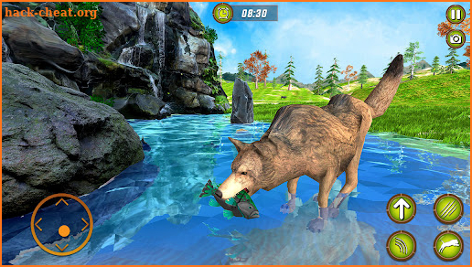 Wolf Simulator Game: The Hunting Wolf Animal Games screenshot