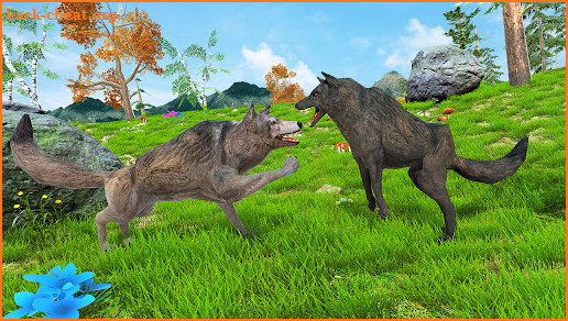 Wolf Simulator Game: The Hunting Wolf Animal Games screenshot