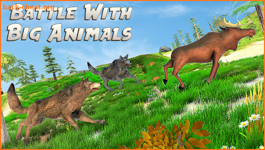 Wolf Simulator Game: The Hunting Wolf Animal Games screenshot