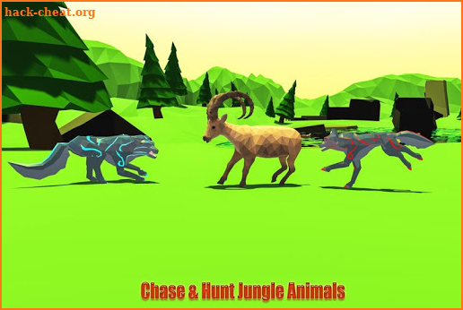 Wolf Simulator Poly Art Adventure screenshot