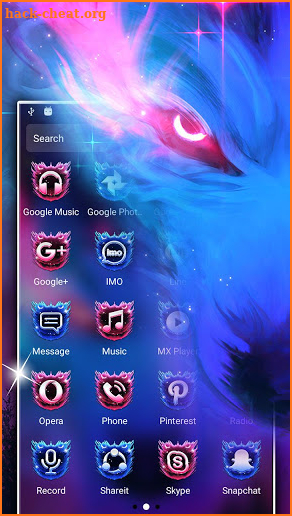 Wolf Sky Launcher Theme screenshot
