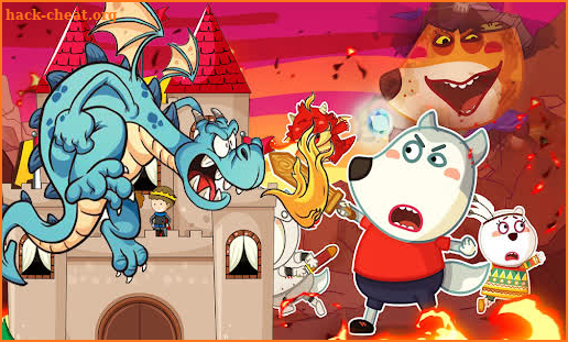 Wolfoo Angry - Cartoon Game screenshot
