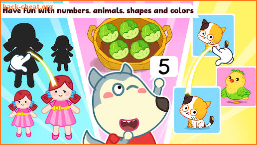 Wolfoo Math Game Baby Learning screenshot