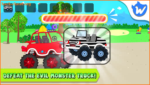Wolfoo Monster Truck Police screenshot
