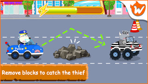 Wolfoo Police And Thief Game screenshot