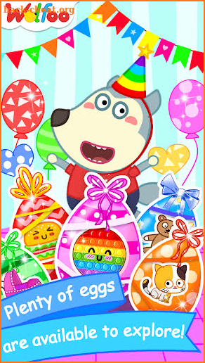 Wolfoo 's Surprise Eggs Toys screenshot