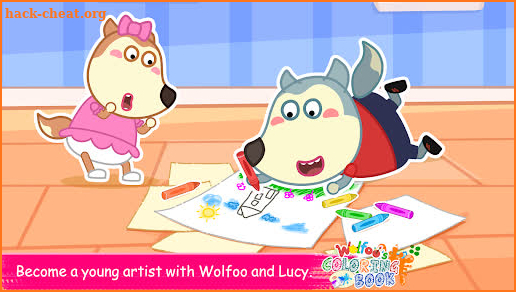 Wolfoo's Coloring Book screenshot