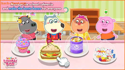 Wolfoo's School Lunch Box screenshot