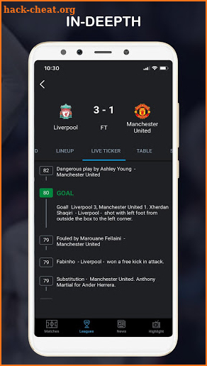 WolfScore - Live Football Scores screenshot