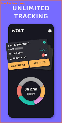 WOLT - Online & Last Seen Tracker for Families screenshot