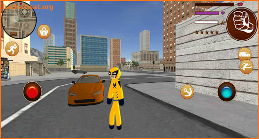 Wolveine Stickman Rope Hero Miami Mafia Simulator screenshot