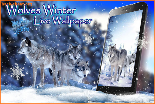 Wolves Winter Live wallpaper screenshot