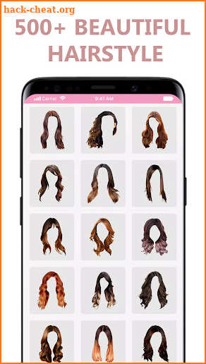 Woman Hair Style Photo Editor screenshot