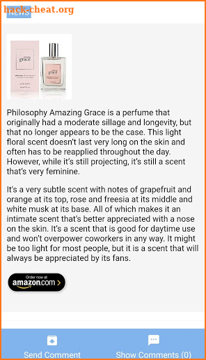 Womans Perfume Review screenshot