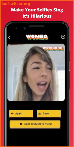 Wombo Ai:Make your selfies sing Clue screenshot