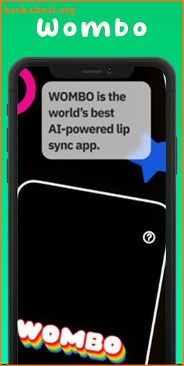 Wombo! Make your selfies sing Helper screenshot