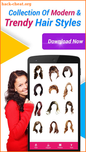 Women Hair Style Photo Editor screenshot