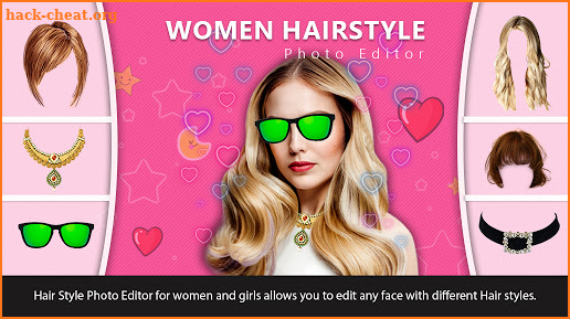Women Hairstyle Photo Editor screenshot