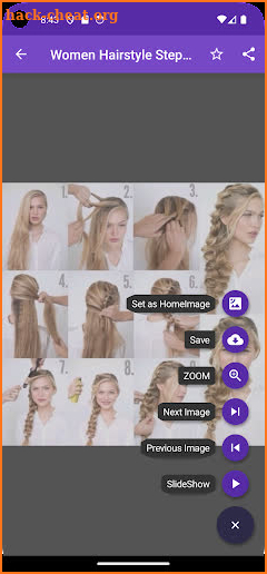Women Hairstyle Step By Step screenshot