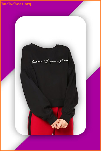 Women Trendy Sweatshirt Suit Photo Editor screenshot