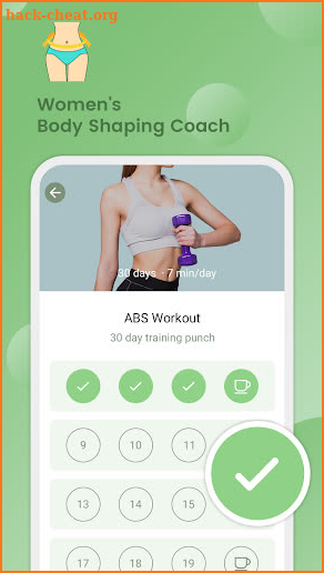 Women's Body Shaping Coach screenshot