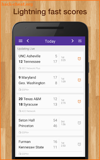 Women's College Basketball Live Scores PRO Edition screenshot