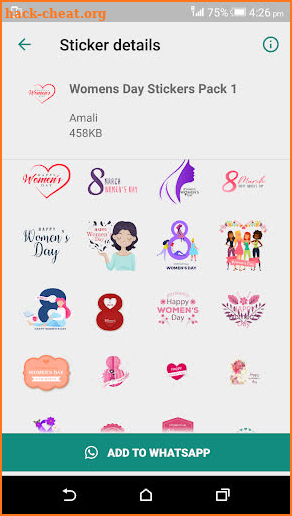 Womens Day Sticker for WhatsApp screenshot