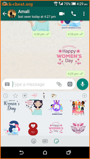 Womens Day Sticker for WhatsApp screenshot