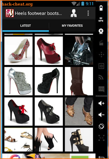Women's shoes fashion screenshot