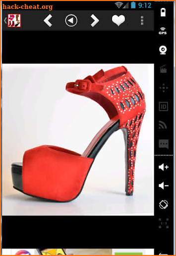Women's shoes fashion screenshot