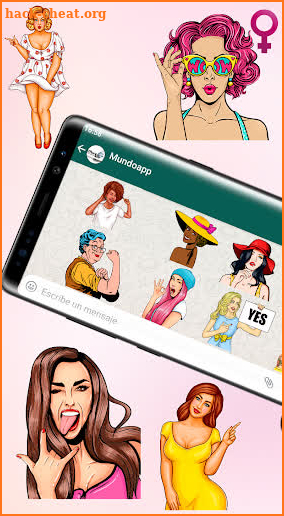 🌺Women's stickers for whatsapp WAStickerapps🌺 screenshot