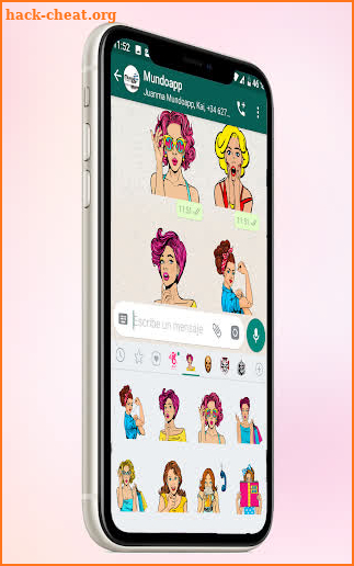 🌺Women's stickers for whatsapp WAStickerapps🌺 screenshot