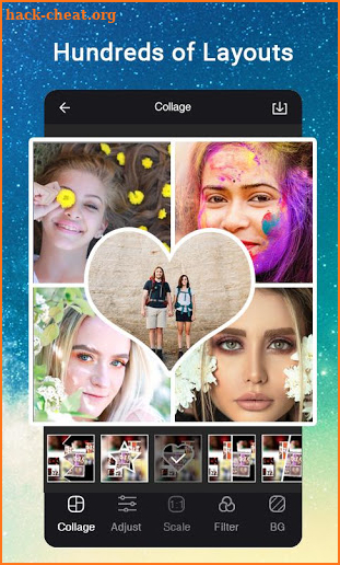 Wonder Collage - Pic Grid Photo Editor screenshot