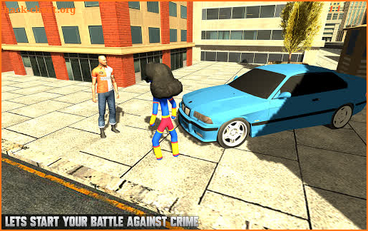 Wonder Stick Girl Rope Hero Gangster Crime screenshot