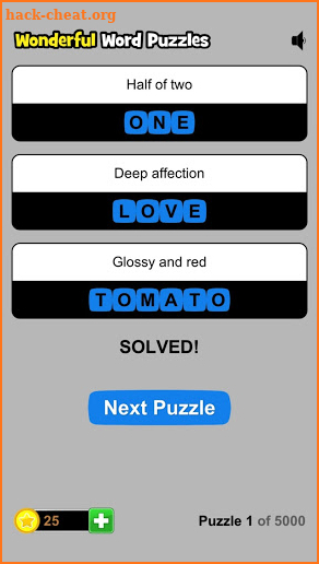 Wonderful Word Puzzles screenshot
