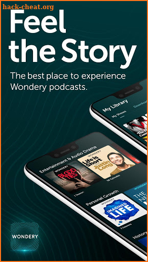 Wondery - Premium Podcast App, Immersive Stories screenshot
