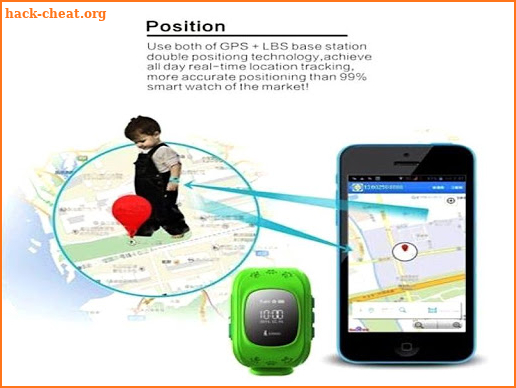 Wonlex GPS kids watch, Setting Up an Application screenshot