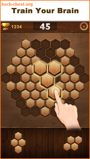Wood Block Hexagon screenshot
