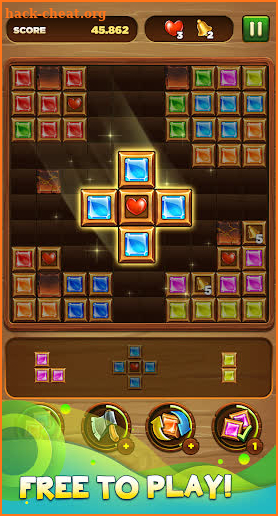 Wood block puzzle - Jewel blast screenshot