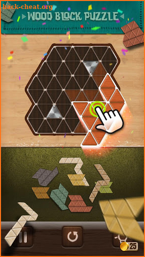 Wood Block Puzzle : Triangle Tangram screenshot