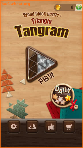 Wood Block Puzzle : Triangle Tangram screenshot