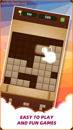 Wood Brick Crush - Classic Puzzle Game screenshot