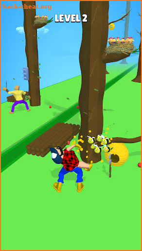 Wood Chop Race screenshot