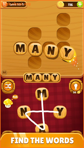 Wood Word Puzzle screenshot