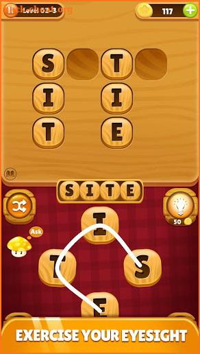 Wood Word Puzzle screenshot