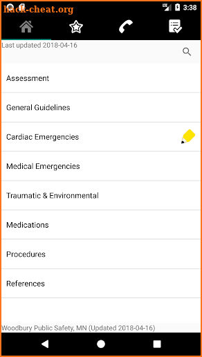 Woodbury Guidelines screenshot