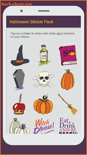 Woodcut Series - Halloween Sticker Pack screenshot