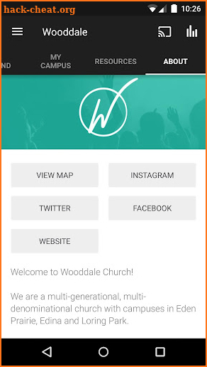 Wooddale Church screenshot